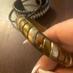 Vintage mixed metal design bracelet